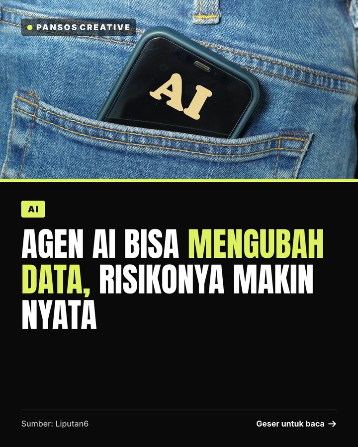Sampul carousel: Agen AI bisa mengubah data, risikonya makin nyata